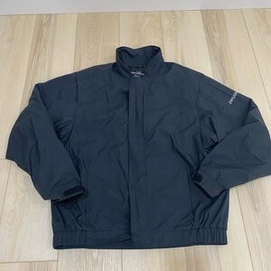 DryJoys By FootJoy Black Jacket Men’s Size Medium Golf Outdoor Rain Full Zip